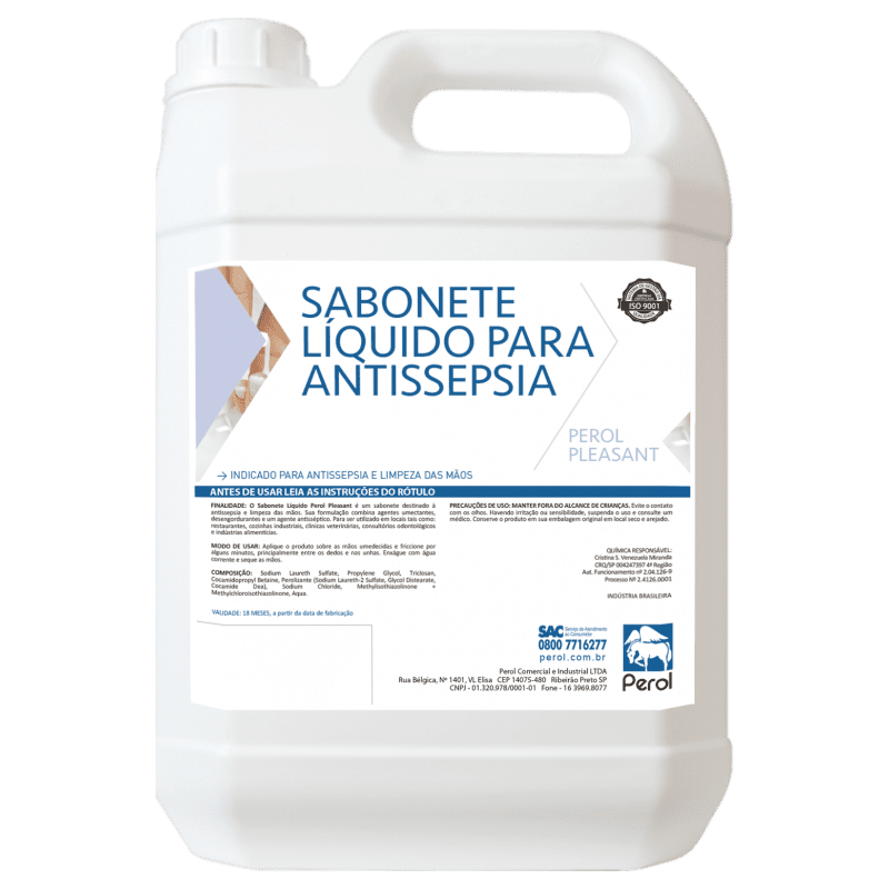 SABONETE LÍQUIDO PARA ANTISSEPSIA