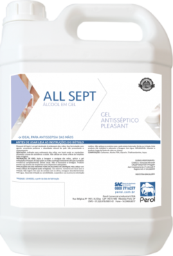 GEL ANTISSÉPTICO PLEASANT ALL SEPT