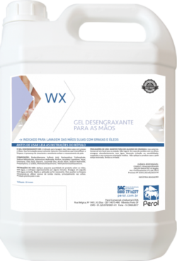 WX GEL DESENGRAXANTE PARA AS MÃOS